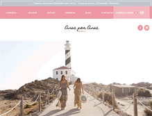 Tablet Screenshot of ansaperansamenorca.com